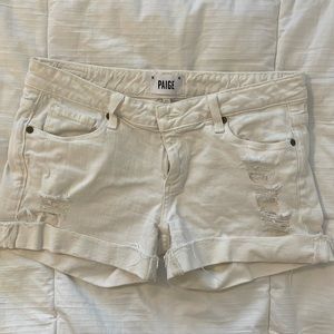 Paige White Shorts